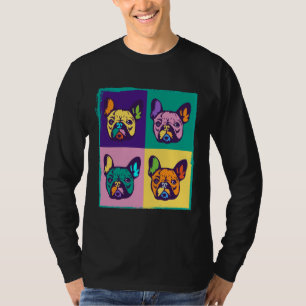 Dog Lover I Frenchie I Pop French Bulldog T-Shirt