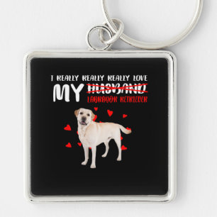 Dog Lover   I Really Love My Labrador Retriever Key Ring