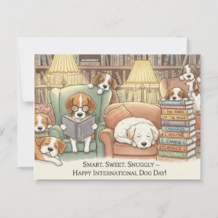 Dog Lover International Dog Day Postcard