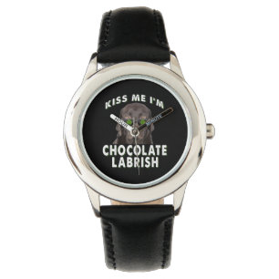 Dog Lover   Kiss Me I'm Chocolate Labrish Watch