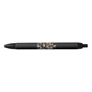 Dog Lover Labrador Christmas Tree Black Ink Pen