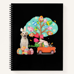 Dog Lover Labrador Retriever Easter Day Notebook