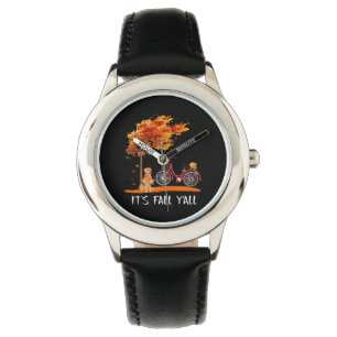 Dog Lover Labrador Retriever It's Fall Y'all Watch