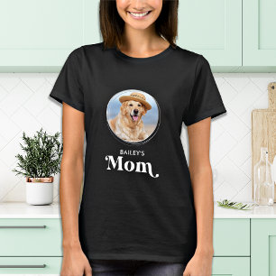 Dog Lover MOM Personalised Cute Puppy Pet Photo T-Shirt