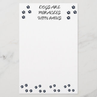 Dog lover notepad stationery