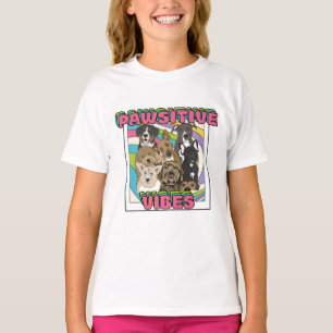 Dog Lover - Pawsitive Vibes T-Shirt