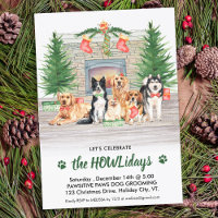 Dog Lover Pet Business Christmas Party Holiday