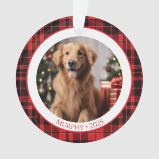 Dog Lover Pet Christmas Ornament 2025 with Photo
