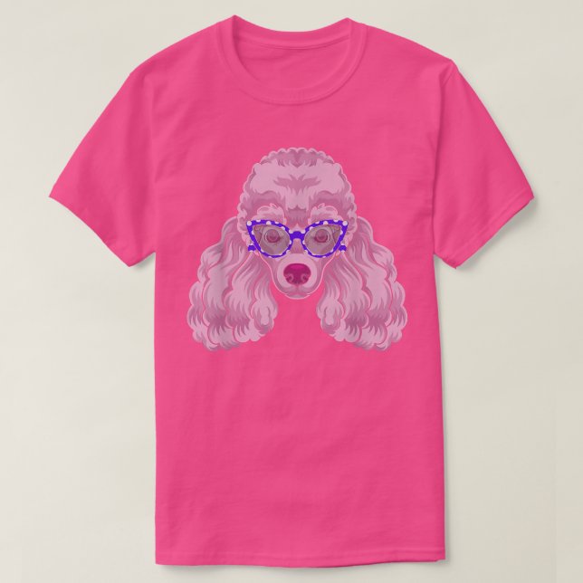 Dog Lover Pet Owner Sunglasses Cool Animal Poodle  T-Shirt (Design Front)
