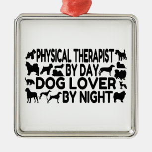 Dog Lover Physical Therapist Metal Tree Decoration