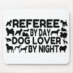 Dog Lover Referee Mouse Pad