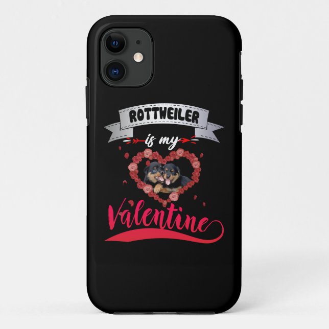 Dog Lover | Rottweiler Is My Valentine Case-Mate iPhone Case (Back)