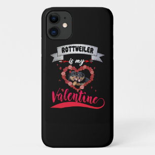 Dog Lover Rottweiler Is My Valentine Case-Mate iPhone Case