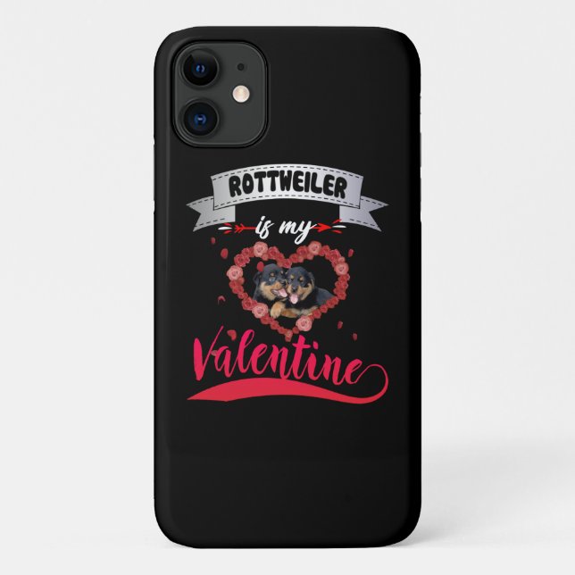 Dog Lover | Rottweiler Is My Valentine Case-Mate iPhone Case (Back)
