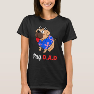Dog Lover Summer Beach Sunglasses Funny Pug Dad T-Shirt