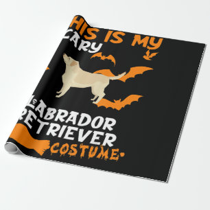 Dog Lover This Is My Scary Labrador Retriever Wrapping Paper