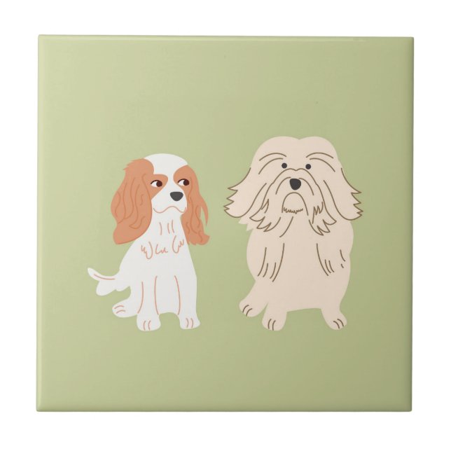 Dog lover tile (Front)