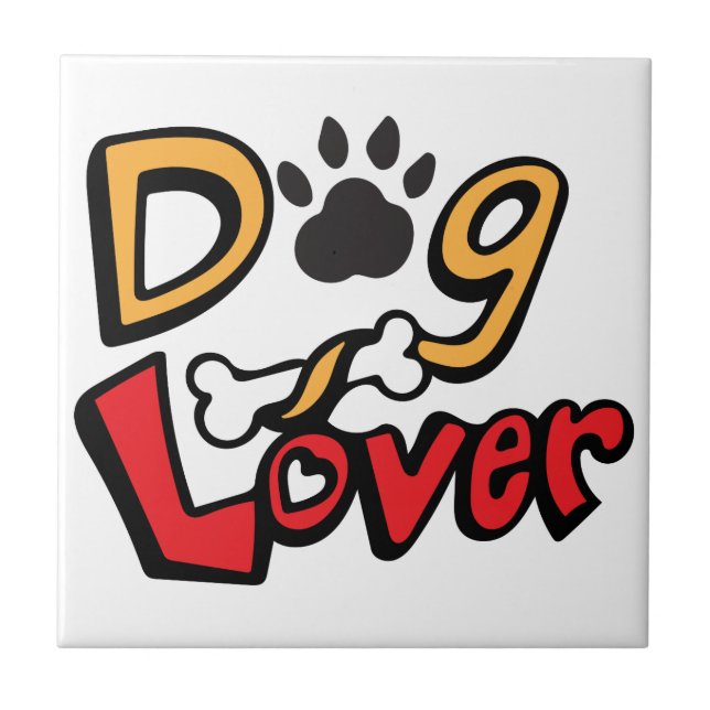 Dog Lover Tile (Front)