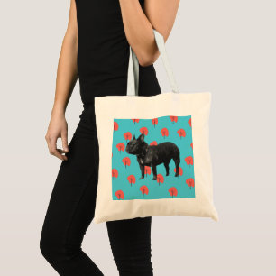 Dog lover tote bag funny dog face picture bag cool