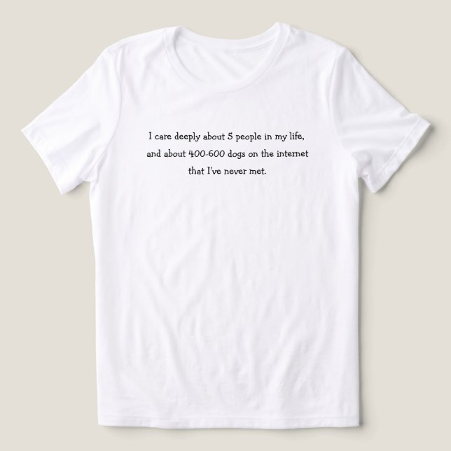 DOG LOVER  Tri-Blend SHIRT (Design Front)