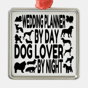 Dog Lover Wedding Planner Metal Tree Decoration