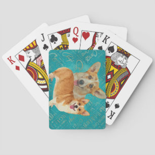 Dog Lover Welsh Corgi Dog Art Playing Cards