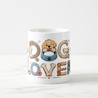 Dog Lover Word Art Coffee Mug