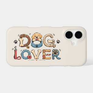 Dog Lover Word Art Phone Case