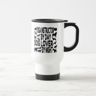 Dog Lover Yoga Instructor Travel Mug