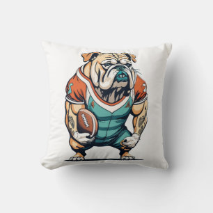 Dog Lovers Basketball Player Cushion