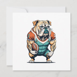 Dog Lovers Basketball Player Invitation
