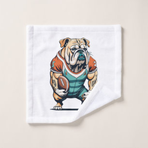 Dog Lovers Basketball Player Wash Cloth