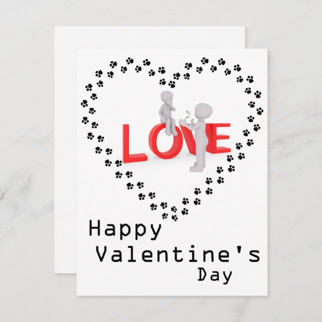 Dog lovers card (Front/Back)