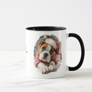 Dog Lovers Christmas Coffee Mug/Boxer Mug