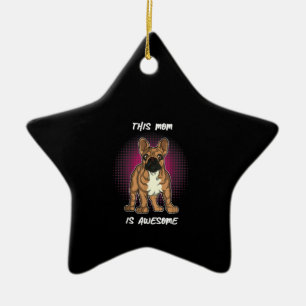 Dog Lovers French Bulldog Gifts Women Men Kids Ceramic Tree Decoration