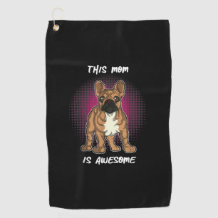 Dog Lovers   French Bulldog Gifts Women Men Kids Golf Towel