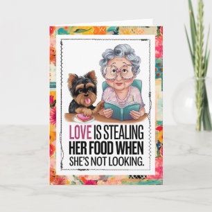 Dog Lovers Fur Baby Friendship Card