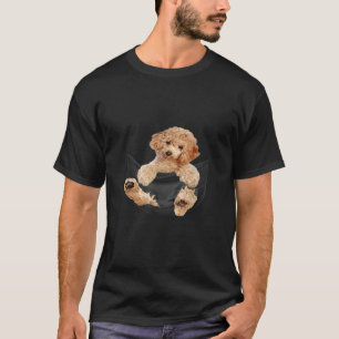 Dog Lovers Gifts Poodle In Pocket Funny Dog Men Wo T-Shirt
