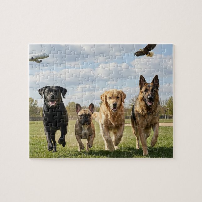 Dog Lovers Jigsaw Puzzle (Horizontal)