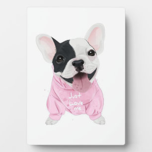 Dog Lovers Just Love Me, Love Dog Plaque
