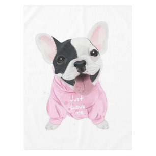 Dog Lovers Just Love Me, Love Dog Tablecloth