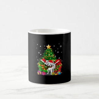 Dog Lovers | Papillon Christmas Tree Present Coffee Mug