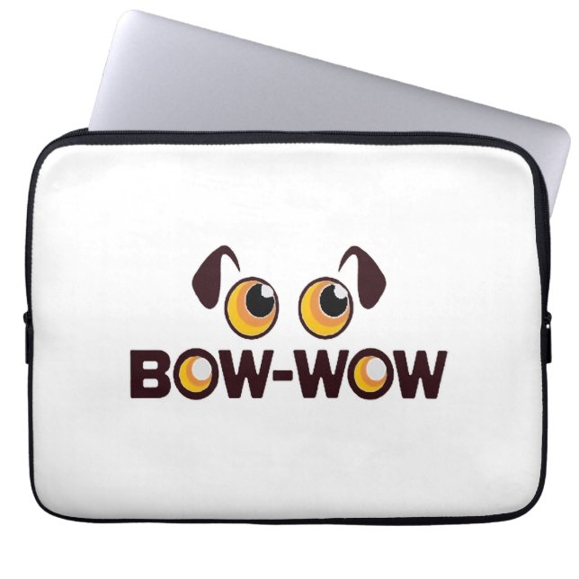 Dog Loyalty Laptop Sleeve (Front)