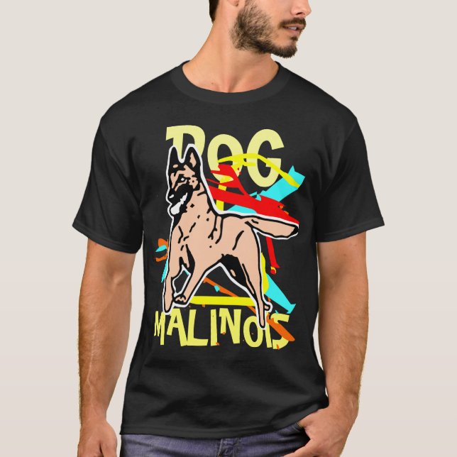 dog malinois T-Shirt (Front)
