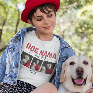 Dog Mama   3 Photo Collage T-Shirt