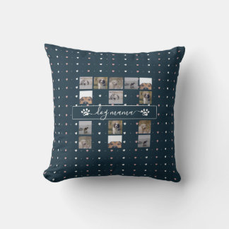 Dog Mama, 5 Photo Keepsake Cushion
