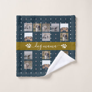Dog Mama, 5 Photo Wash Cloth