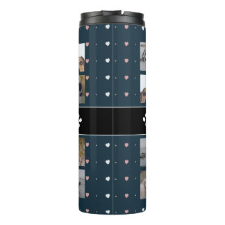 Dog Mama, 5 Photos Thermal Tumbler