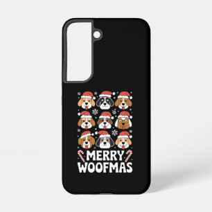 Dog Mama Christmas Merry Woofmas Dog Lover Samsung Galaxy Case