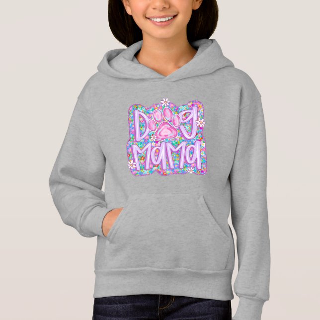 Dog Mama - Colourful Paw Love (Front)